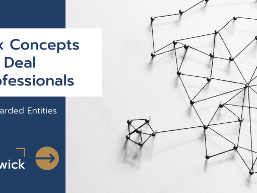 Tax Concepts for Deal Professionals: Disregarded Entities