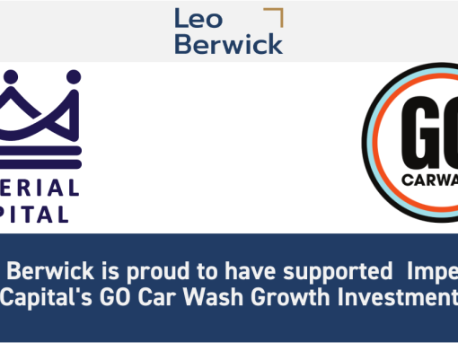Leo Berwick supports Imperial Capital’s GO Car Wash Growth Investment
