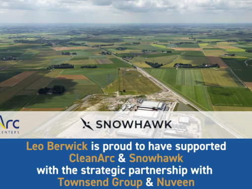 Leo Berwick supports CleanArc & Snowhawk with the strategic partnership with Townsend Group & Nuveen