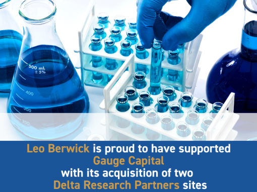 Leo Berwick supports Gauge Capital with its acquisition of two Delta Research Partners sites